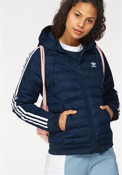 adidas originals slim jacket damen winterjacke übergangsjacke jacke steppjacke|adidas Originals SLIM PADDED JACKET .